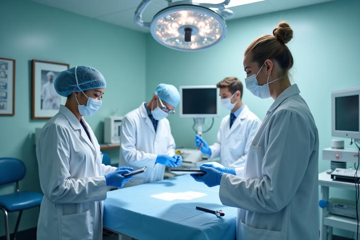 Equipo médico profesional